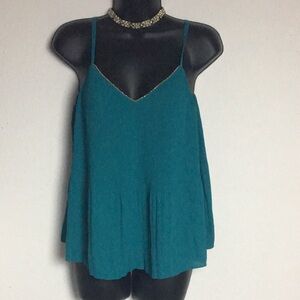 The Limited Collection Teal Green Spaghetti Strap Women's Camisole Top (Size XS)